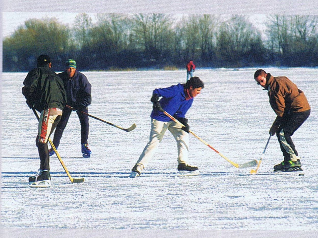 Patinoire naturelle Lac Saint-Point